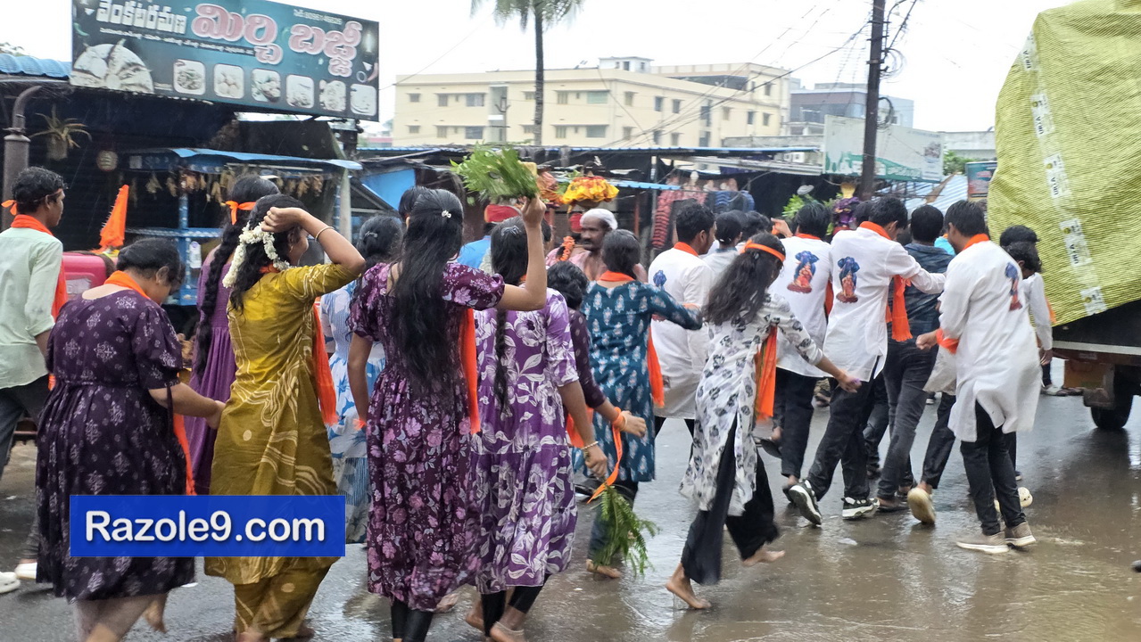 Razole Taluka Ganesh Nimajjanam